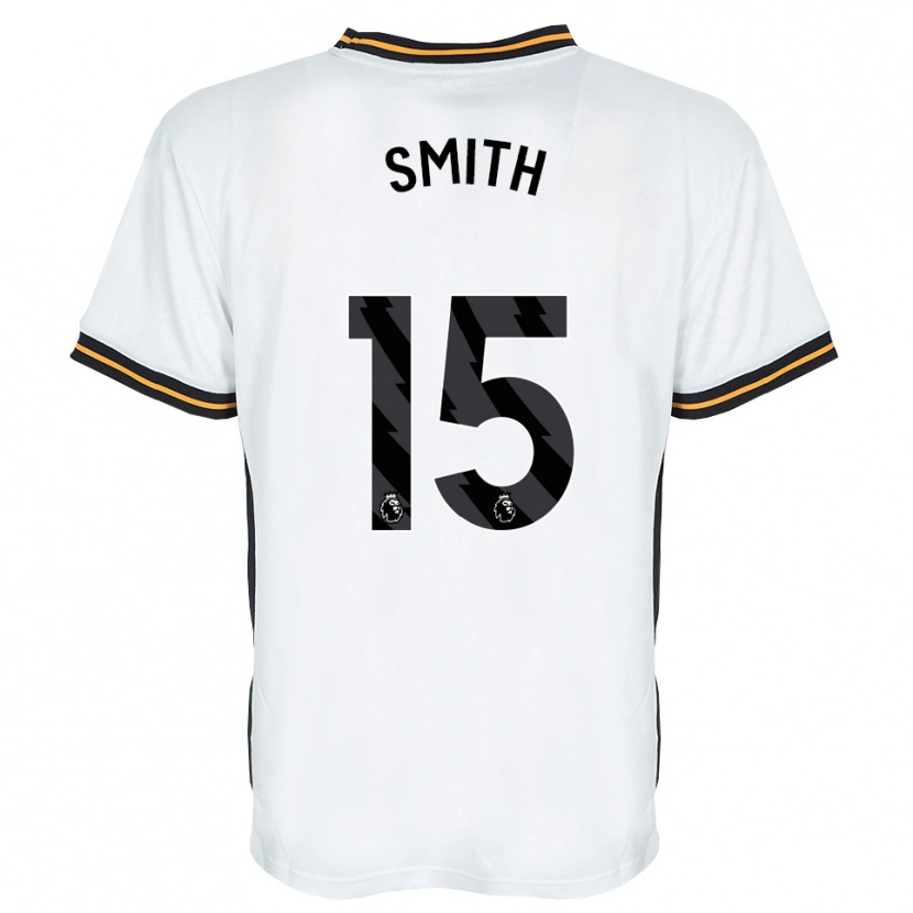 Danxen Barn Suey Smith #15 Vit Orange Svart Bortatröja Matchtröjor 2026/27 Tröjor T-Tröja