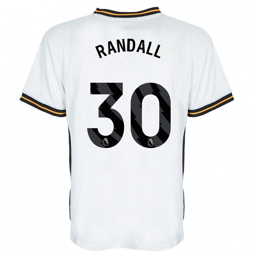 Danxen Barn Jennifer Randall #30 Vit Orange Svart Bortatröja Matchtröjor 2026/27 Tröjor T-Tröja