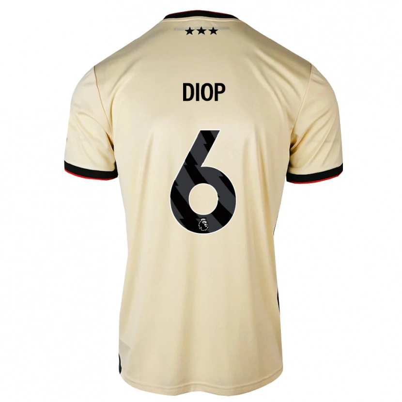 Danxen Barn Issa Diop #6 Citronkaka Svart Röd Bortatröja Matchtröjor 2026/27 Tröjor T-Tröja