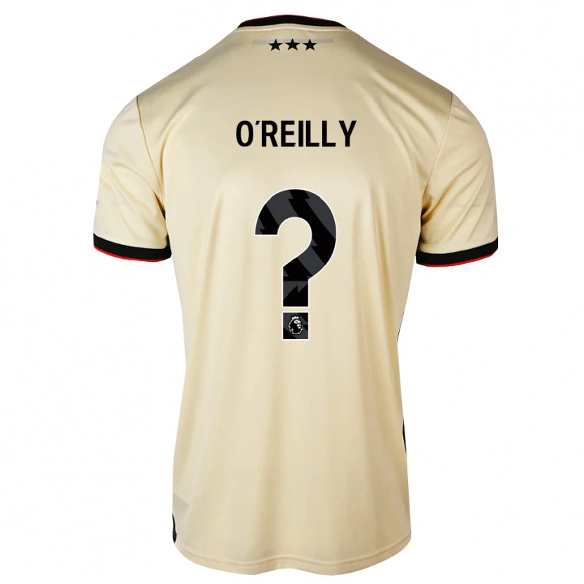 Danxen Barn Connor O'reilly #0 Citronkaka Svart Röd Bortatröja Matchtröjor 2026/27 Tröjor T-Tröja