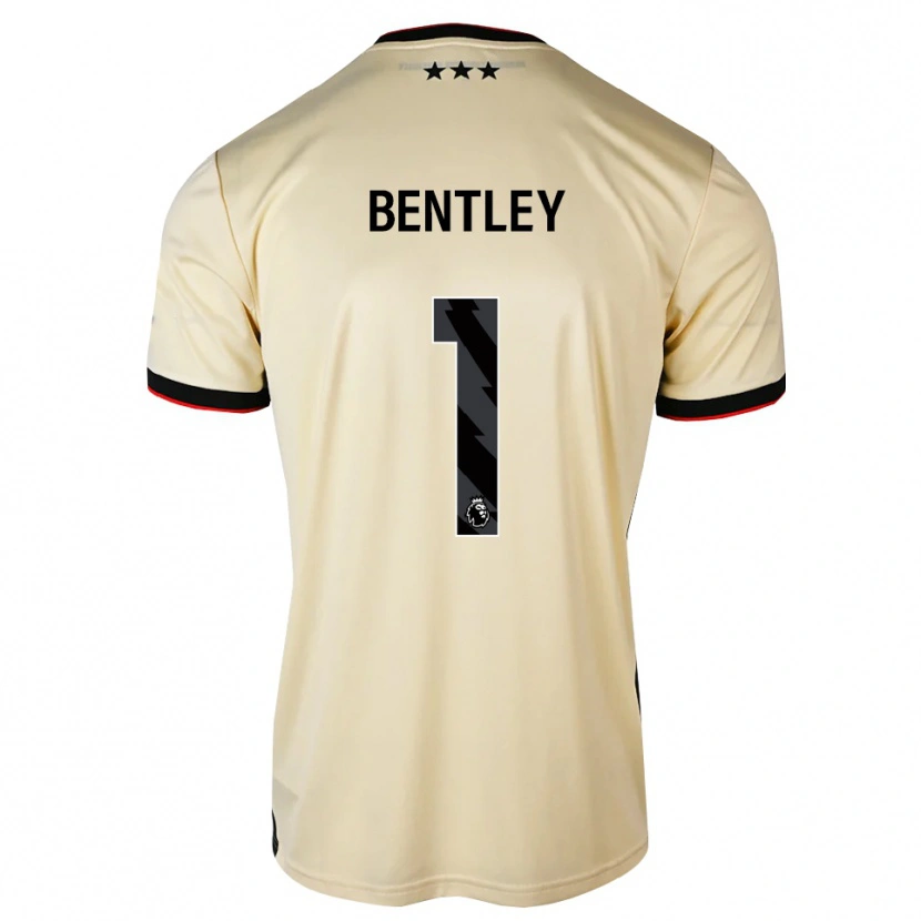 Danxen Barn Josh Bentley #1 Citronkaka Svart Röd Bortatröja Matchtröjor 2026/27 Tröjor T-Tröja
