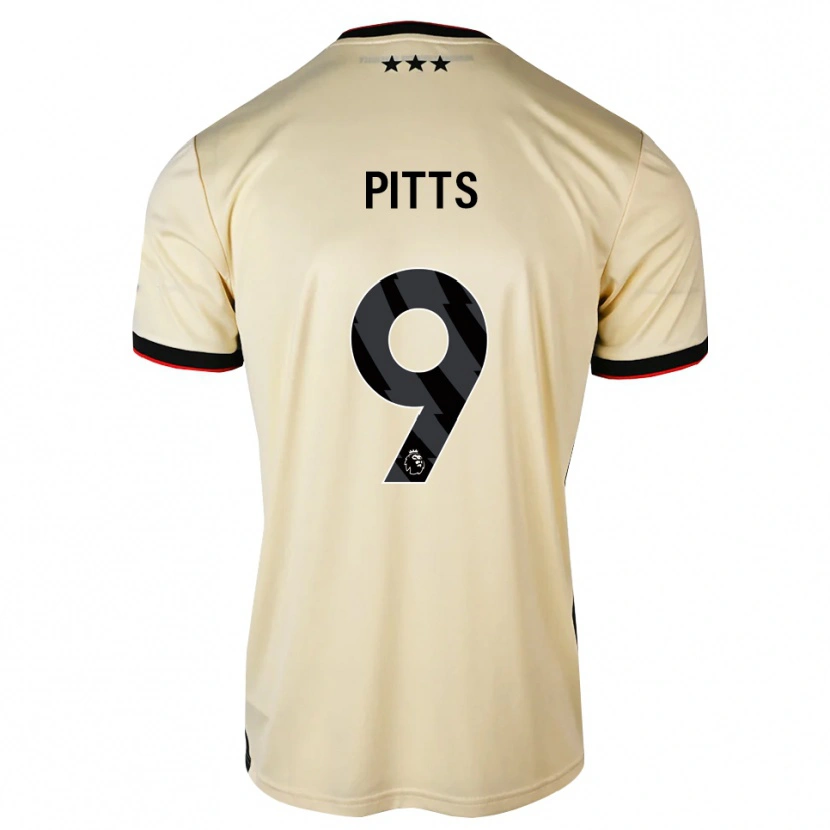 Danxen Barn Josh Pitts #9 Citronkaka Svart Röd Bortatröja Matchtröjor 2026/27 Tröjor T-Tröja