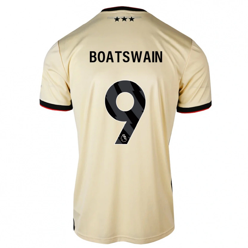 Danxen Barn Ashley Boatswain #9 Citronkaka Svart Röd Bortatröja Matchtröjor 2026/27 Tröjor T-Tröja