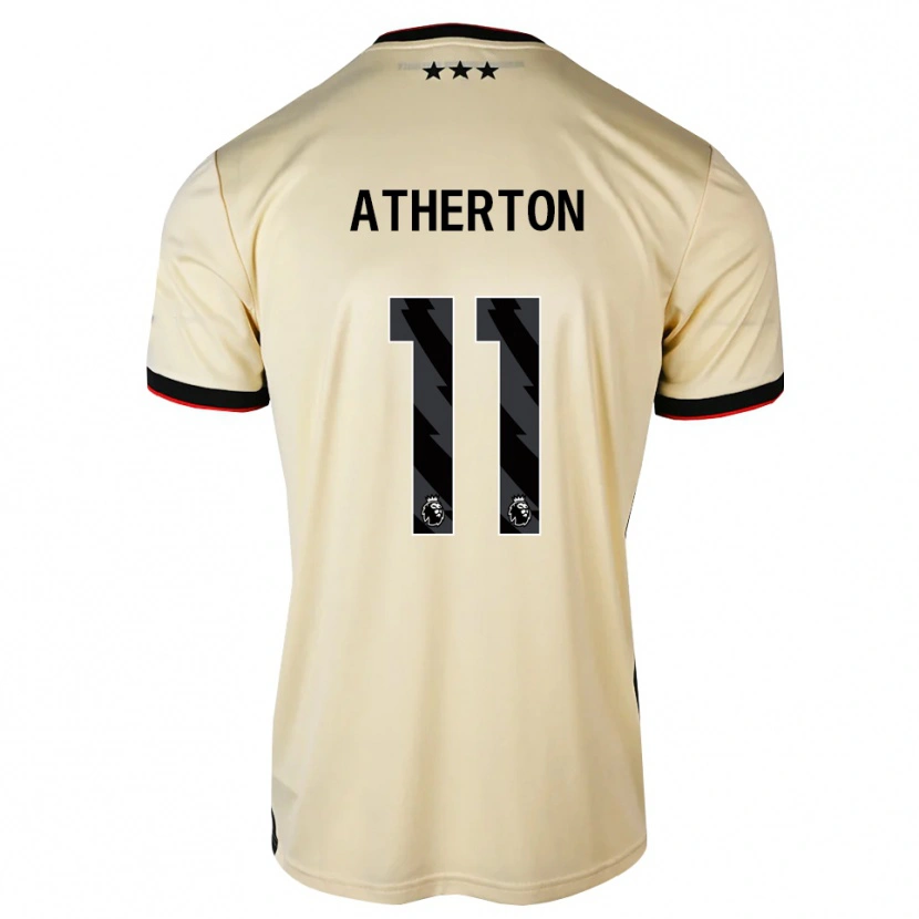 Danxen Barn Chris Atherton #11 Citronkaka Svart Röd Bortatröja Matchtröjor 2026/27 Tröjor T-Tröja