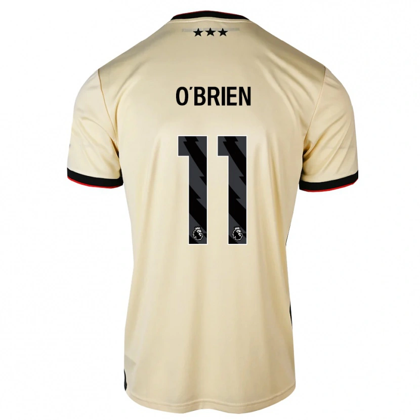 Danxen Barn Lucy O'brien #11 Citronkaka Svart Röd Bortatröja Matchtröjor 2026/27 Tröjor T-Tröja