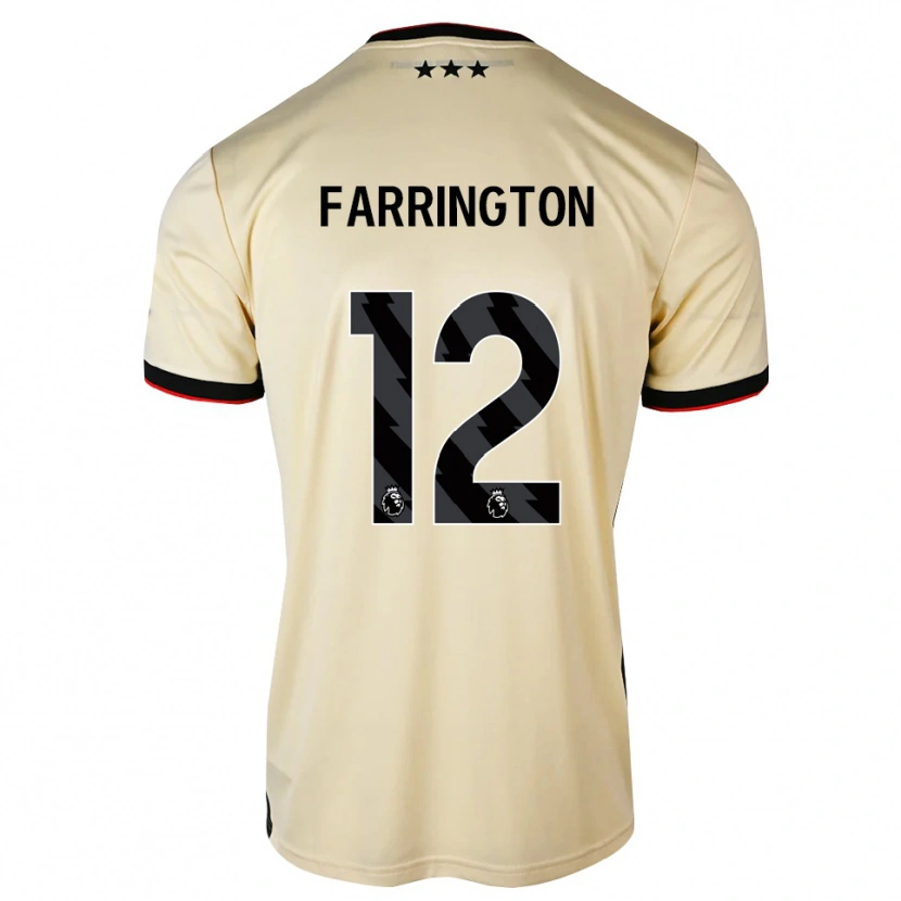 Danxen Barn Noah Farrington #12 Citronkaka Svart Röd Bortatröja Matchtröjor 2026/27 Tröjor T-Tröja