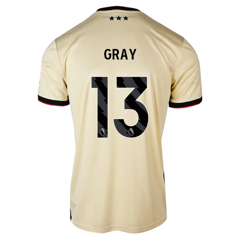 Danxen Barn Henry Gray #13 Citronkaka Svart Röd Bortatröja Matchtröjor 2026/27 Tröjor T-Tröja