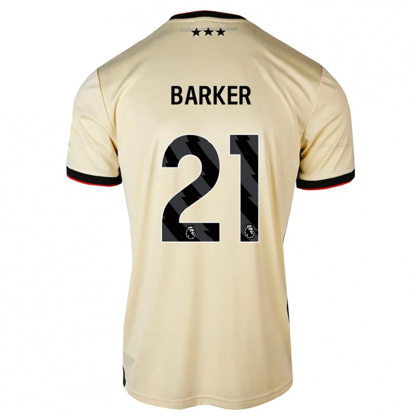 Danxen Barn Maisy Barker #21 Citronkaka Svart Röd Bortatröja Matchtröjor 2026/27 Tröjor T-Tröja