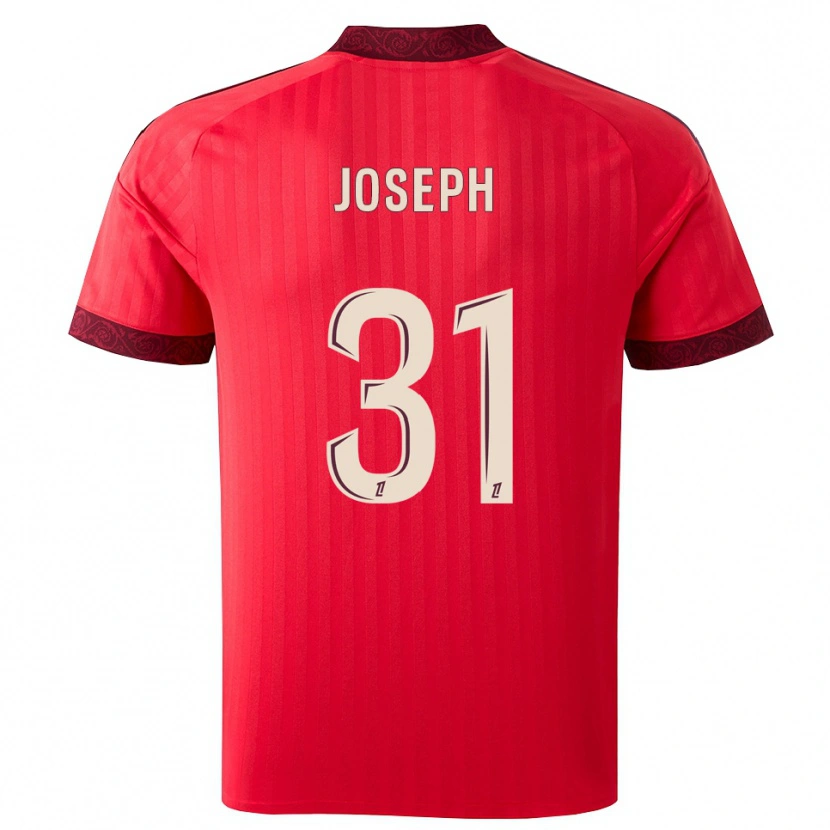 Danxen Barn Liana Joseph #31 Vinröd Röd Vit Bortatröja Matchtröjor 2026/27 Tröjor T-Tröja