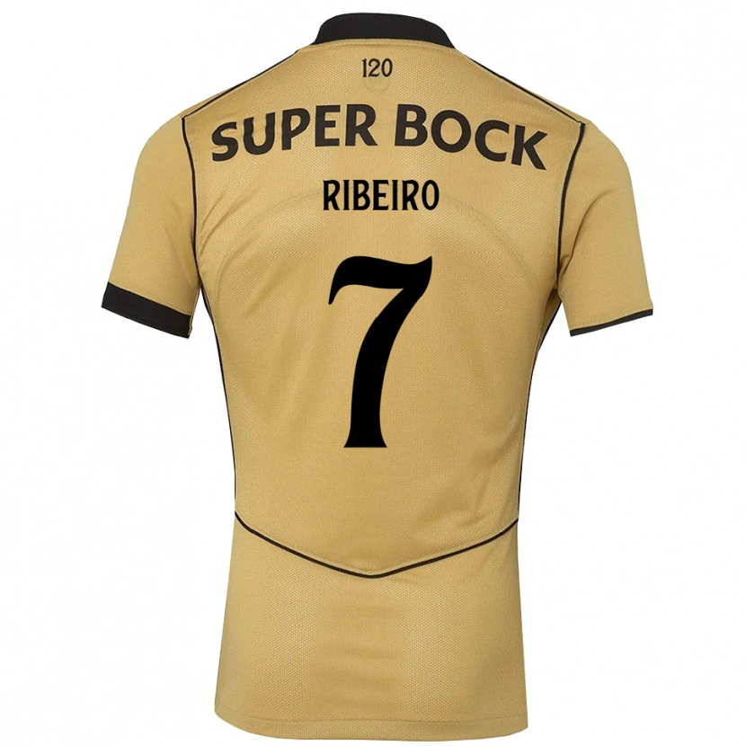 Danxen Barn Igor Ribeiro #7 Gyllene Svart Bortatröja Matchtröjor 2026/27 Tröjor T-Tröja
