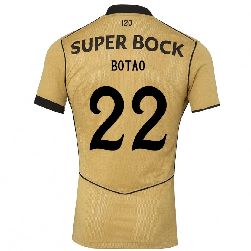 Danxen Barn Martim Botão #22 Gyllene Svart Bortatröja Matchtröjor 2026/27 Tröjor T-Tröja