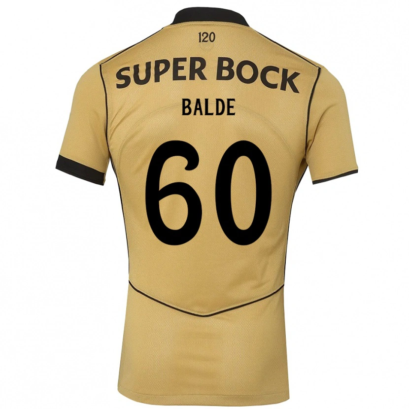 Danxen Barn Amadu Baldé #60 Gyllene Svart Bortatröja Matchtröjor 2026/27 Tröjor T-Tröja