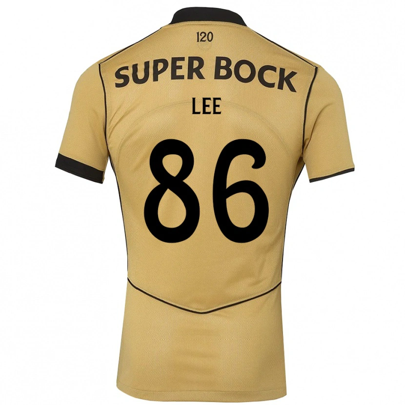 Danxen Barn Afonso Lee #86 Gyllene Svart Bortatröja Matchtröjor 2026/27 Tröjor T-Tröja