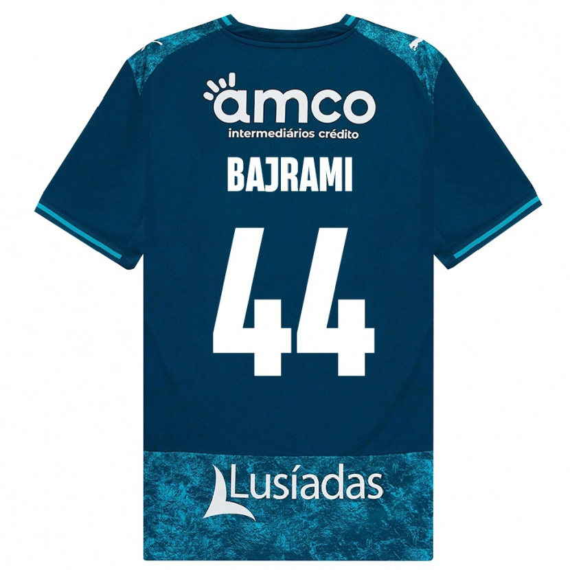 Danxen Barn Adrian Bajrami #44 Mörk Skiffergrå Mellanturkos Bortatröja Matchtröjor 2026/27 Tröjor T-Tröja