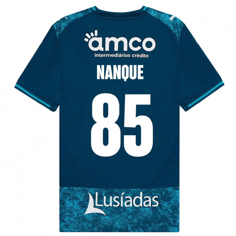 Danxen Barn Edgar Nanque #85 Mörk Skiffergrå Mellanturkos Bortatröja Matchtröjor 2026/27 Tröjor T-Tröja