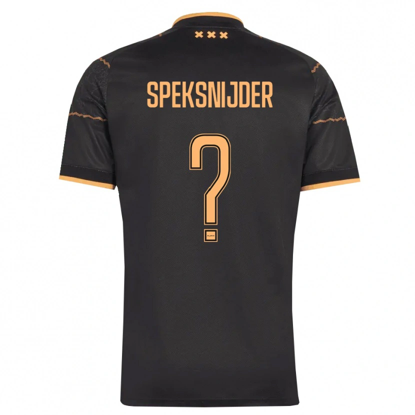 Danxen Barn Rico Speksnijder #0 Svart Orange Bortatröja Matchtröjor 2026/27 Tröjor T-Tröja