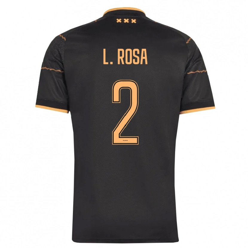 Danxen Barn Lucas Rosa #2 Svart Orange Bortatröja Matchtröjor 2026/27 Tröjor T-Tröja