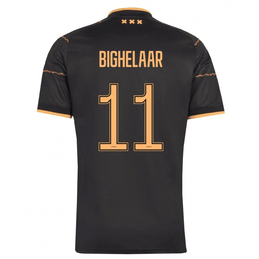 Danxen Barn Marjolijn Van Den Bighelaar #11 Svart Orange Bortatröja Matchtröjor 2026/27 Tröjor T-Tröja