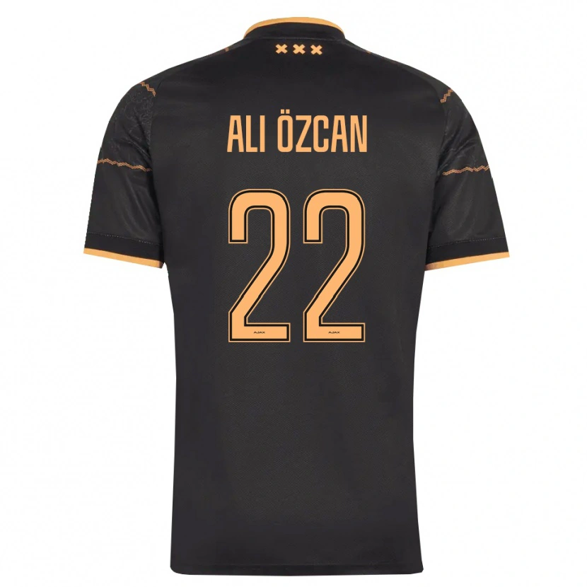 Danxen Barn Akın Ali Özcan #22 Svart Orange Bortatröja Matchtröjor 2026/27 Tröjor T-Tröja
