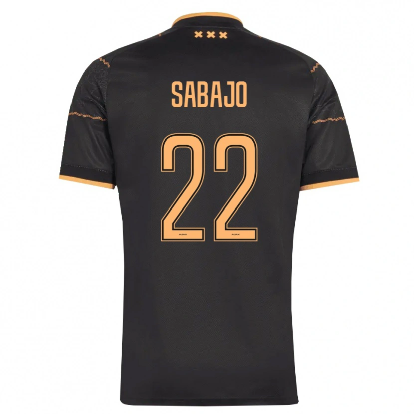 Danxen Barn Quinty Sabajo #22 Svart Orange Bortatröja Matchtröjor 2026/27 Tröjor T-Tröja