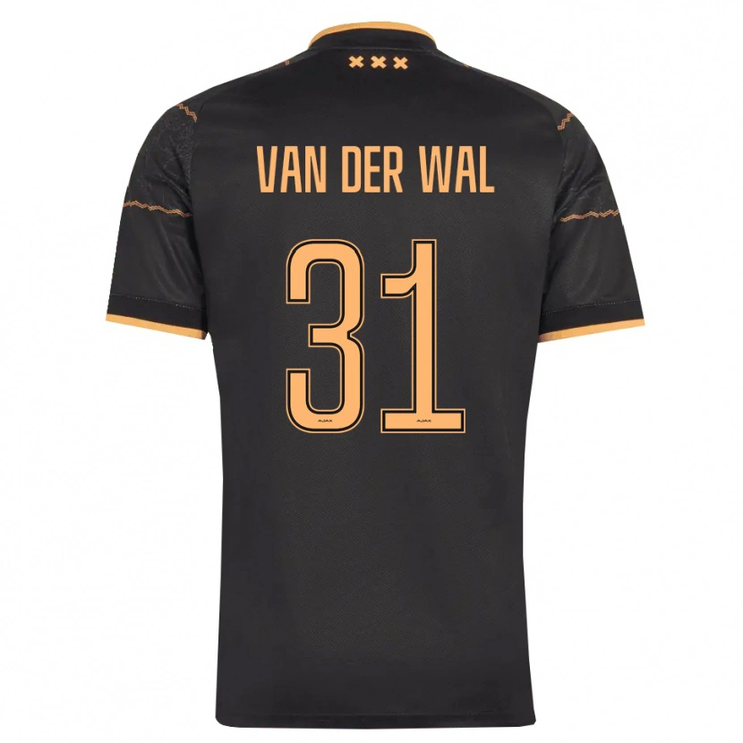 Danxen Barn Dionne Van Der Wal #31 Svart Orange Bortatröja Matchtröjor 2026/27 Tröjor T-Tröja