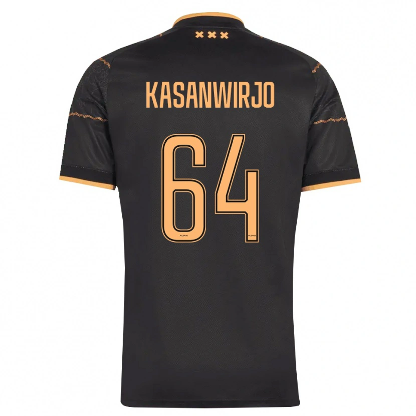 Danxen Barn Kennynho Kasanwirjo #64 Svart Orange Bortatröja Matchtröjor 2026/27 Tröjor T-Tröja