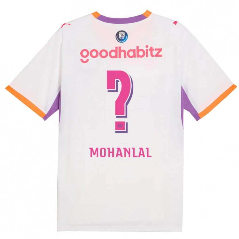 Danxen Barn Pawan Mohanlal #0 Vit Lila Orange Bortatröja Matchtröjor 2026/27 Tröjor T-Tröja