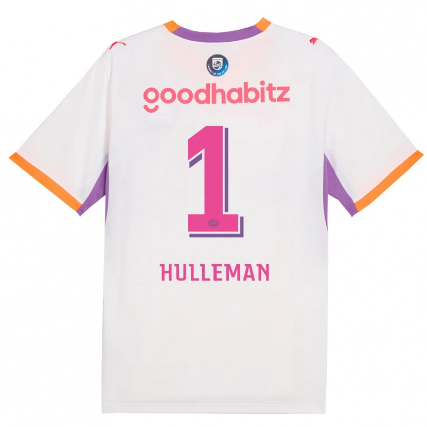 Danxen Barn Daan Hulleman #1 Vit Lila Orange Bortatröja Matchtröjor 2026/27 Tröjor T-Tröja