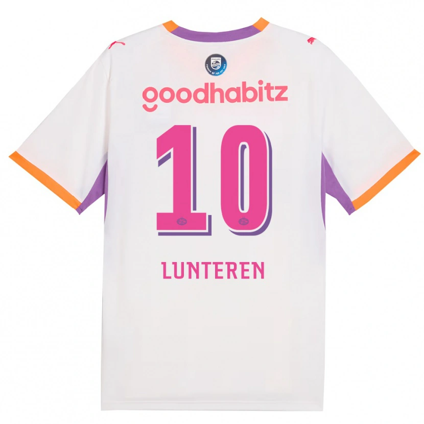 Danxen Barn Desiree Van Lunteren #10 Vit Lila Orange Bortatröja Matchtröjor 2026/27 Tröjor T-Tröja