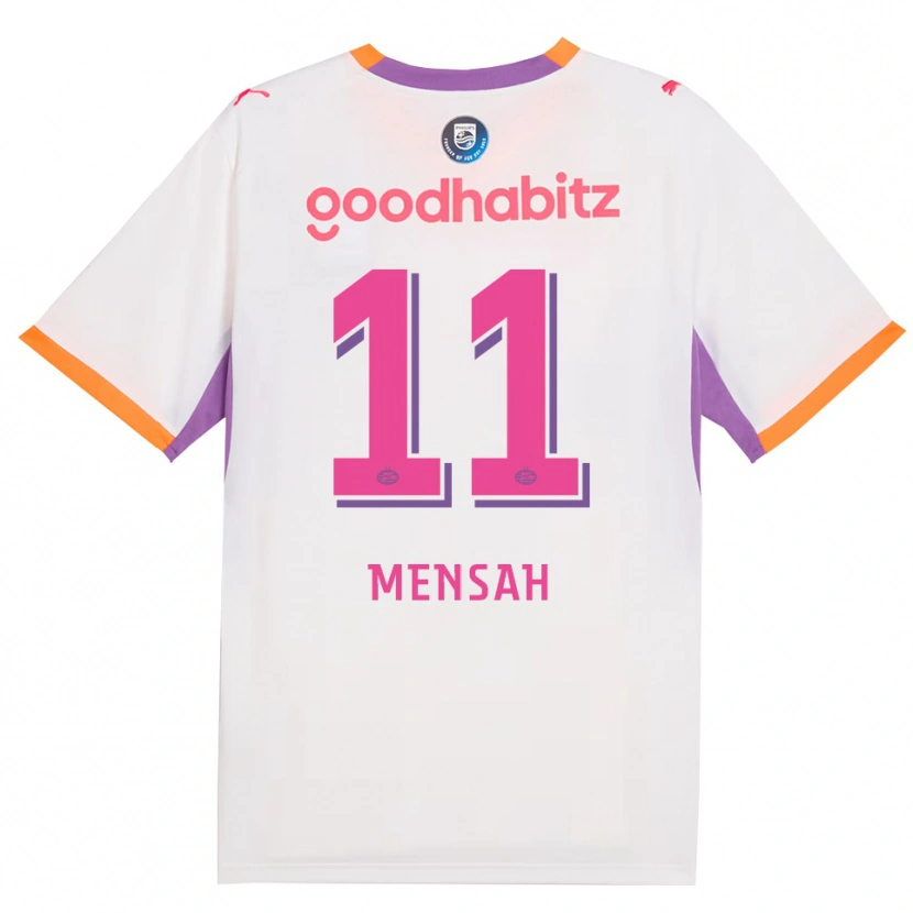 Danxen Barn Keziah Oteng-Mensah #11 Vit Lila Orange Bortatröja Matchtröjor 2026/27 Tröjor T-Tröja