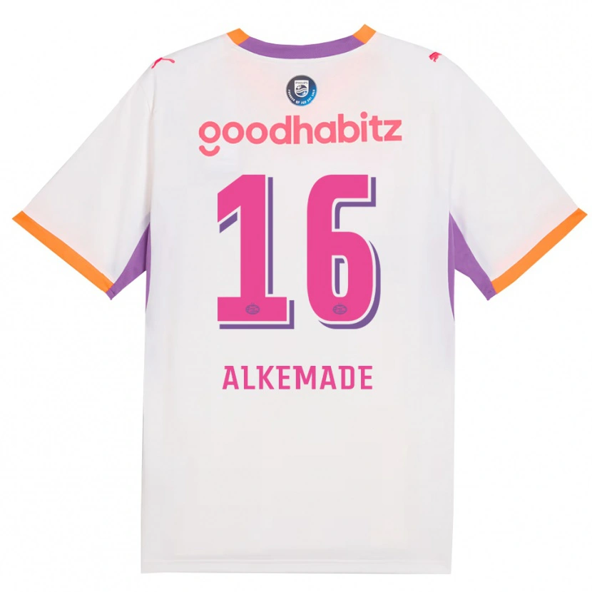 Danxen Barn Lisan Alkemade #16 Vit Lila Orange Bortatröja Matchtröjor 2026/27 Tröjor T-Tröja