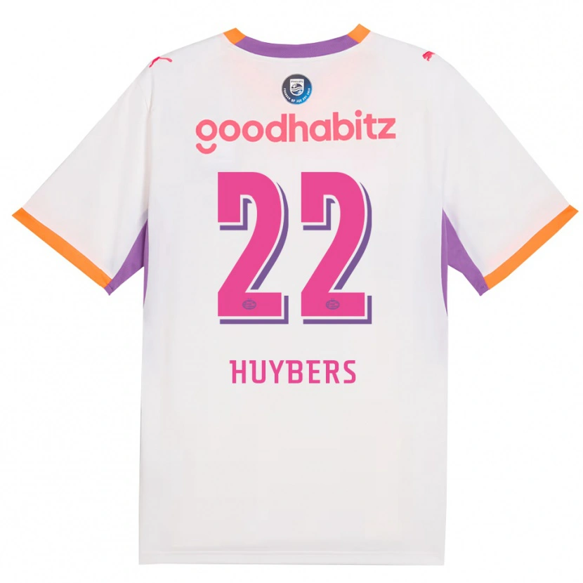 Danxen Barn Quinten Huybers #22 Vit Lila Orange Bortatröja Matchtröjor 2026/27 Tröjor T-Tröja