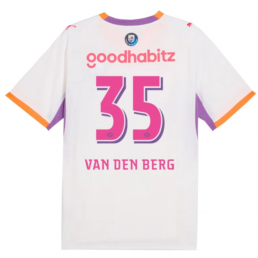 Danxen Barn Joël Van Den Berg #35 Vit Lila Orange Bortatröja Matchtröjor 2026/27 Tröjor T-Tröja