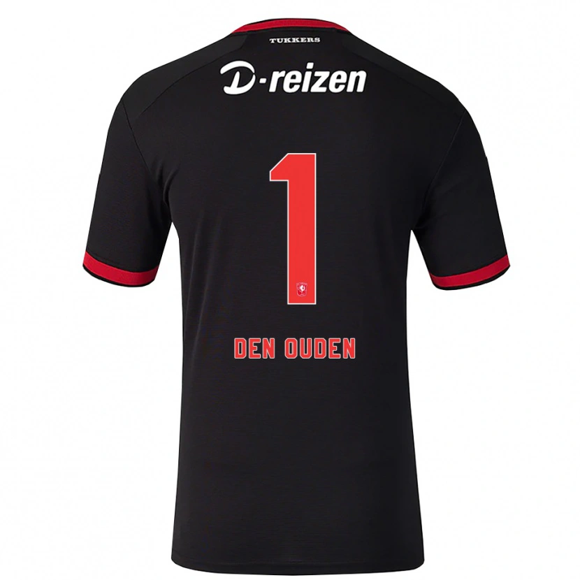 Danxen Barn Jim Den Ouden #1 Röd Vit Svart Bortatröja Matchtröjor 2026/27 Tröjor T-Tröja
