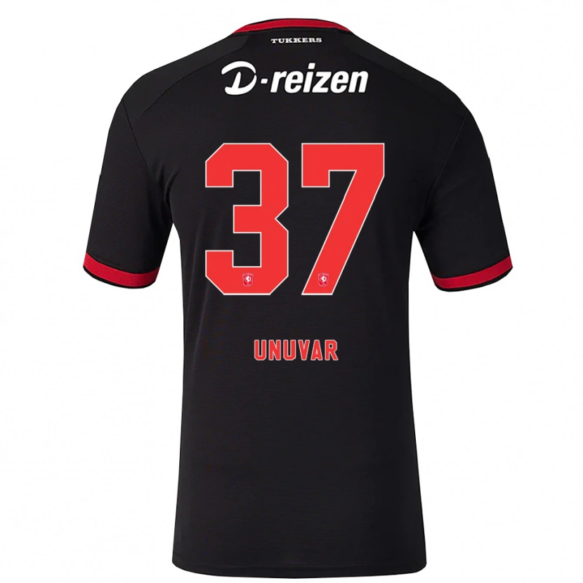 Danxen Barn Naci Ünüvar #37 Röd Vit Svart Bortatröja Matchtröjor 2026/27 Tröjor T-Tröja