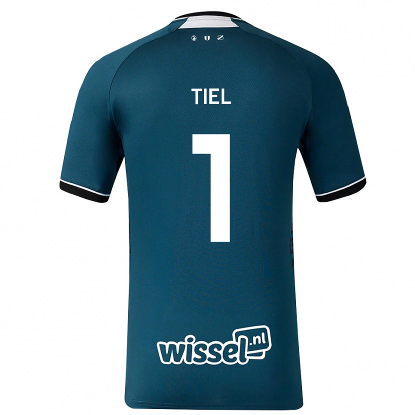 Danxen Barn Mick Tiel #1 Mörk Skiffergrå Vit Bortatröja Matchtröjor 2026/27 Tröjor T-Tröja
