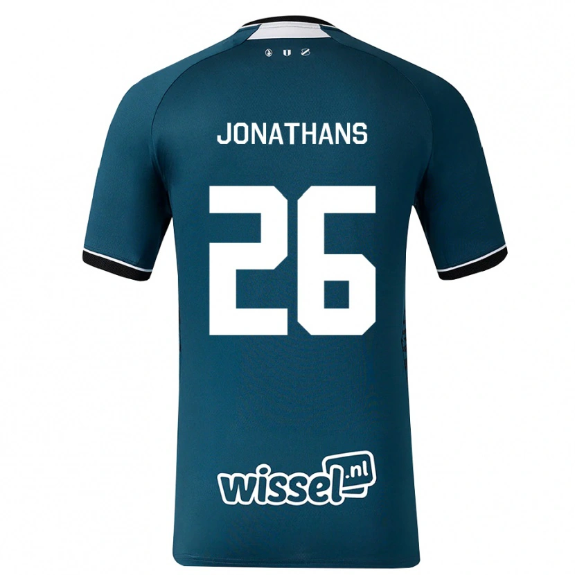 Danxen Barn Miliano Jonathans #26 Mörk Skiffergrå Vit Bortatröja Matchtröjor 2026/27 Tröjor T-Tröja