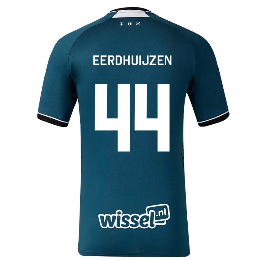 Danxen Barn Mike Eerdhuijzen #44 Mörk Skiffergrå Vit Bortatröja Matchtröjor 2026/27 Tröjor T-Tröja
