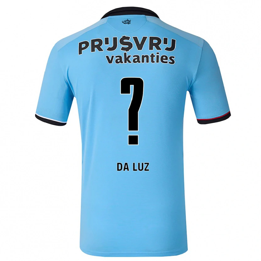 Danxen Barn Rinaldo Da Luz #0 Djup Himmelsblå Svart Röd Bortatröja Matchtröjor 2026/27 Tröjor T-Tröja