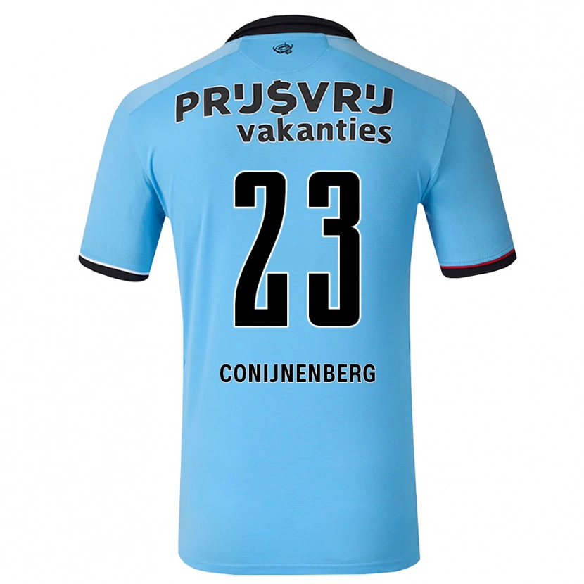 Danxen Barn Jada Conijnenberg #23 Djup Himmelsblå Svart Röd Bortatröja Matchtröjor 2026/27 Tröjor T-Tröja