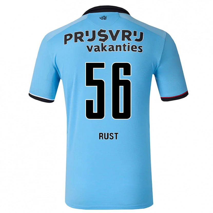 Danxen Barn Fabiano Rust #56 Djup Himmelsblå Svart Röd Bortatröja Matchtröjor 2026/27 Tröjor T-Tröja