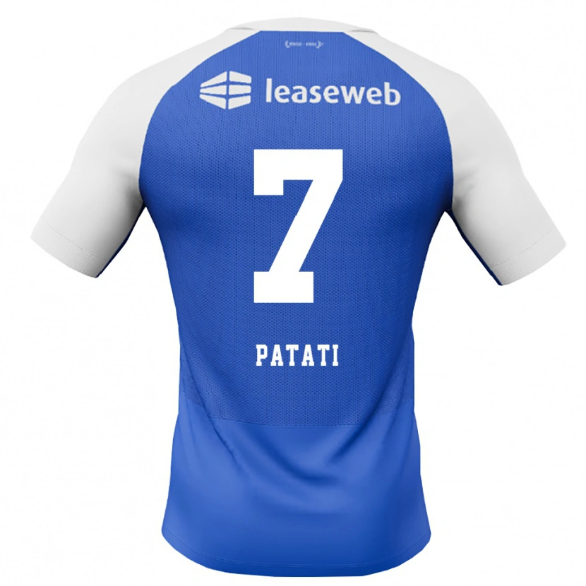 Danxen Barn Weslley Patati #7 Kornblå Röd Vit Bortatröja Matchtröjor 2026/27 Tröjor T-Tröja