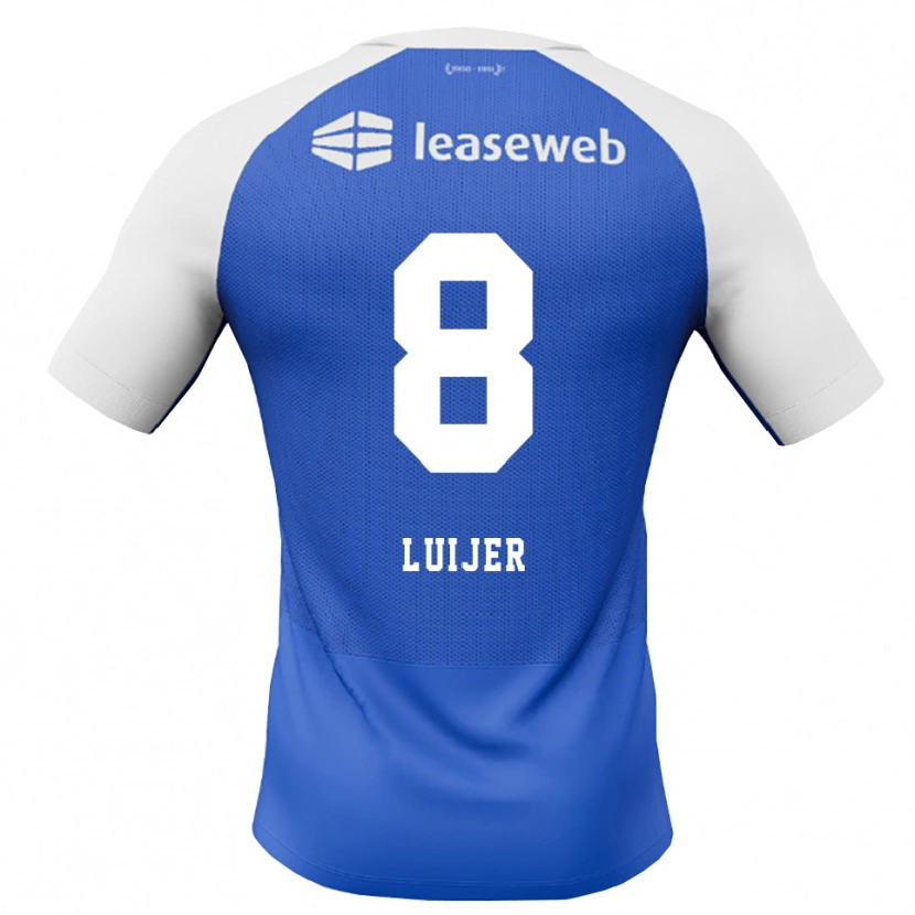 Danxen Barn Rick Luijer #8 Kornblå Röd Vit Bortatröja Matchtröjor 2026/27 Tröjor T-Tröja