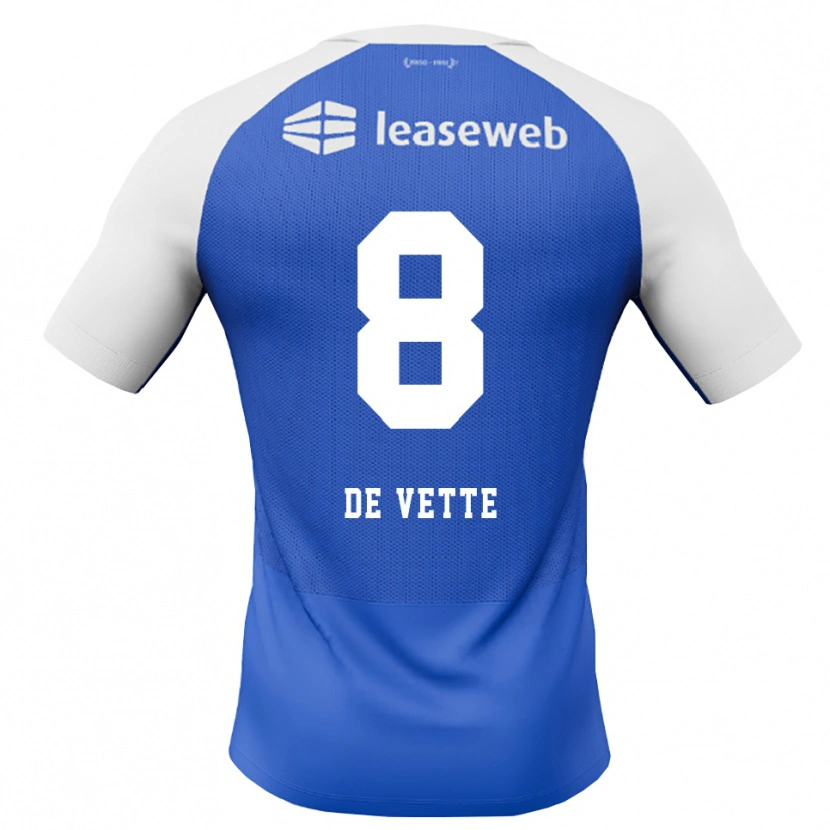 Danxen Barn Manique De Vette #8 Kornblå Röd Vit Bortatröja Matchtröjor 2026/27 Tröjor T-Tröja