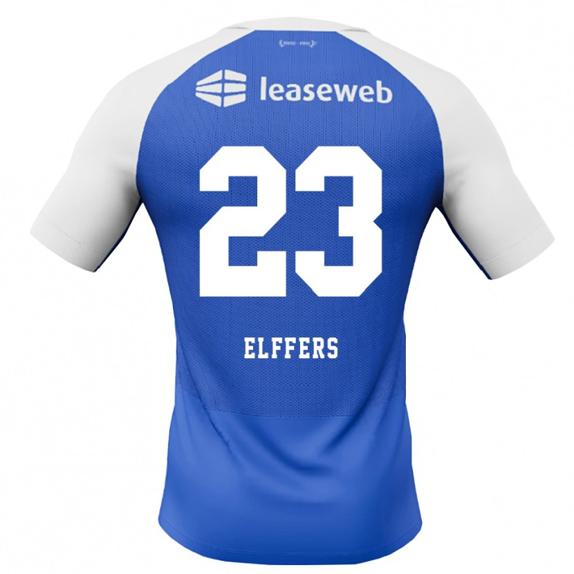 Danxen Barn Timme Elffers #23 Kornblå Röd Vit Bortatröja Matchtröjor 2026/27 Tröjor T-Tröja