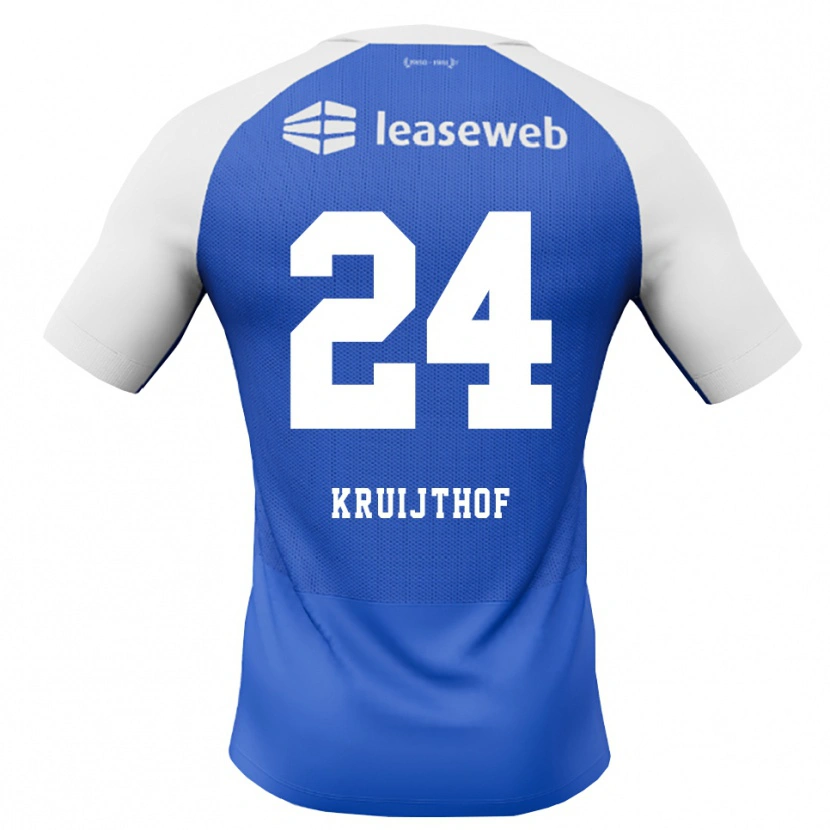 Danxen Barn Annemiek Kruijthof #24 Kornblå Röd Vit Bortatröja Matchtröjor 2026/27 Tröjor T-Tröja