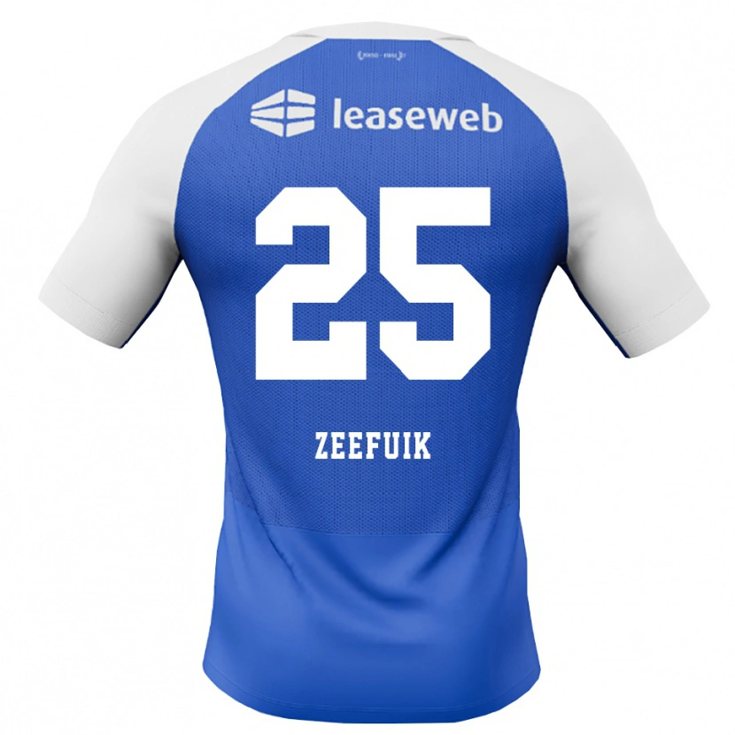 Danxen Barn Lequincio Zeefuik #25 Kornblå Röd Vit Bortatröja Matchtröjor 2026/27 Tröjor T-Tröja