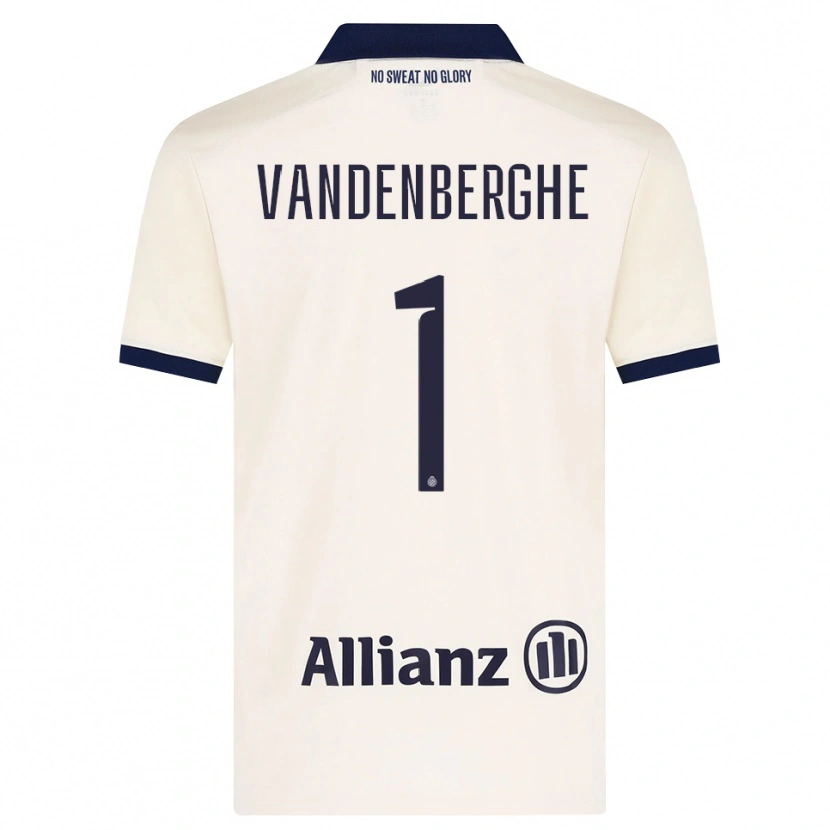 Danxen Barn Xander Vandenberghe #1 Beige Svart Bortatröja Matchtröjor 2026/27 Tröjor T-Tröja
