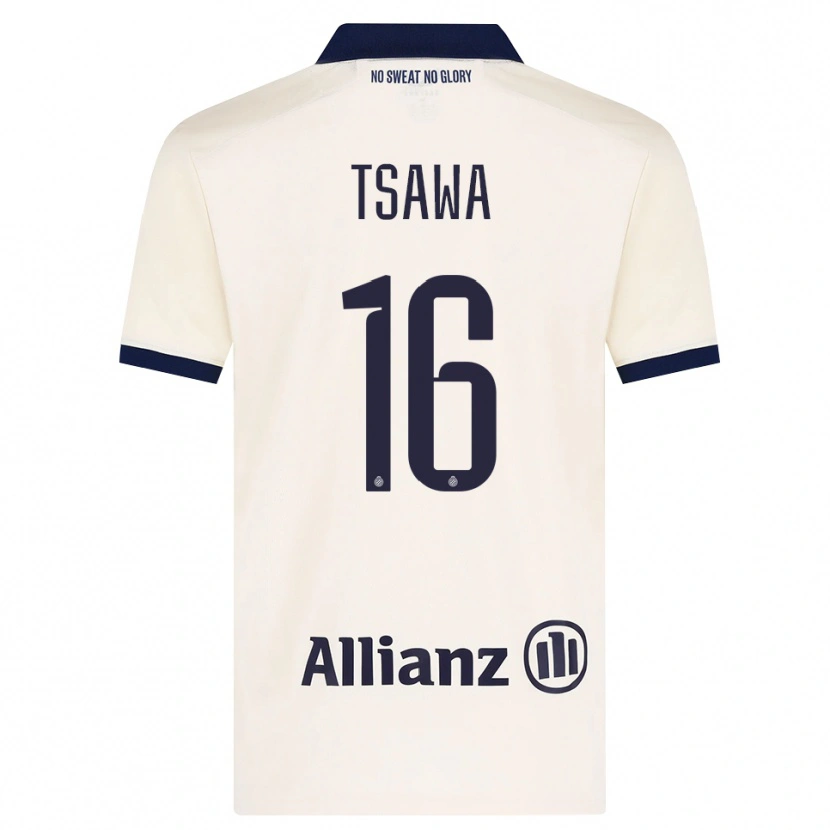 Danxen Barn Cheveyo Tsawa #16 Beige Svart Bortatröja Matchtröjor 2026/27 Tröjor T-Tröja