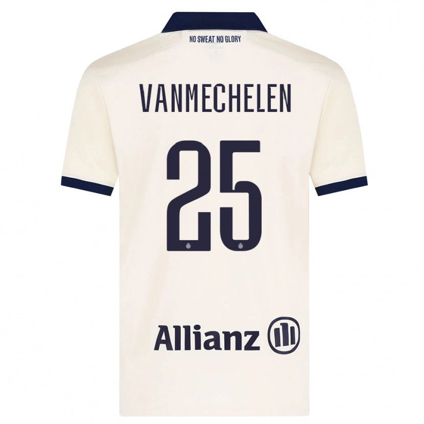 Danxen Barn Davinia Vanmechelen #25 Beige Svart Bortatröja Matchtröjor 2026/27 Tröjor T-Tröja